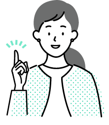 アドバイスする女性のイラスト