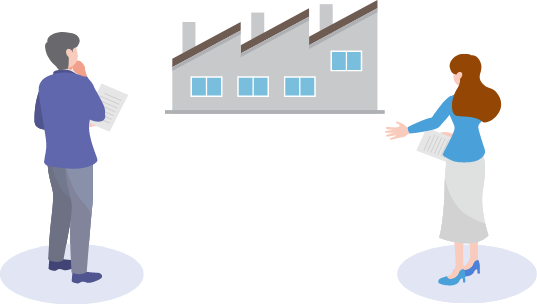 親族内承継のイラスト